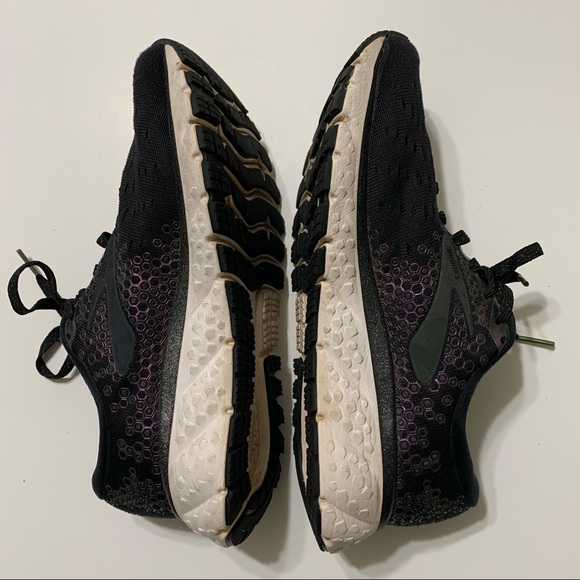 Brooks Glycerin 17 Running Shoes Womens Size 8 Black Purple Sneakers 1202831B097 - Picture 4 of 11